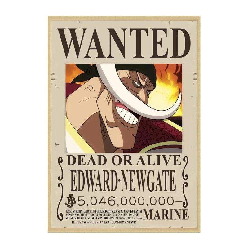 Avis de Recherche Edward Newgate Wanted 42 X 30 cm