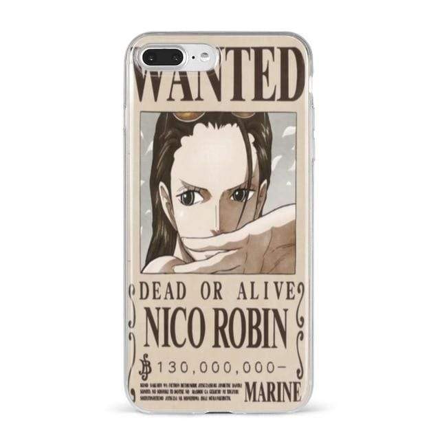 Coque One Piece Avis De Recherche Nico Robin For iphone 5 5S 12 TPU