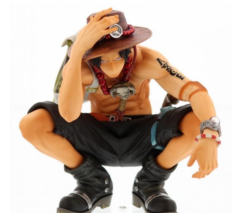 Figurine One Piece Ace Accroupi 2