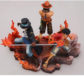 Figurine One Piece Ace Luffy Et Sabo
