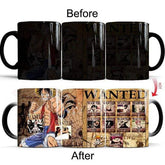 Mug Magique One Piece Luffy Wanted Default Title