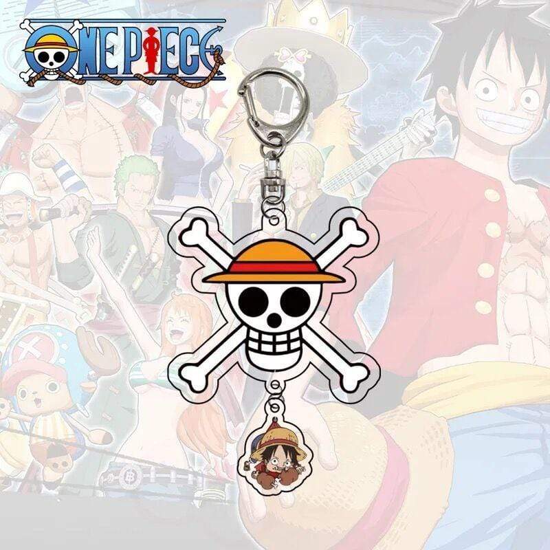 Porte Clef One Piece Symbole De Luffy