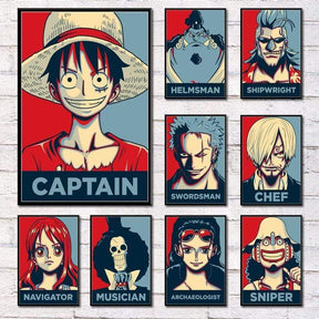 Poster One Piece Musicien brook