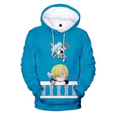 Sweatshirt One Piece Cute Kawaii Sanji 