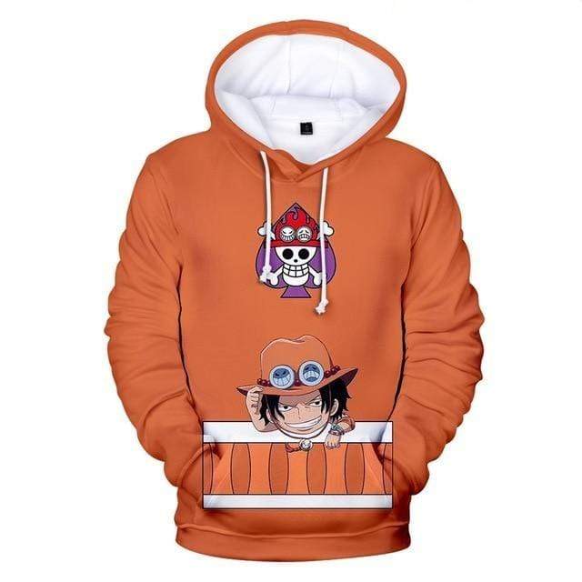 Sweatshirt One Piece Kawaii Portgas D Ace 