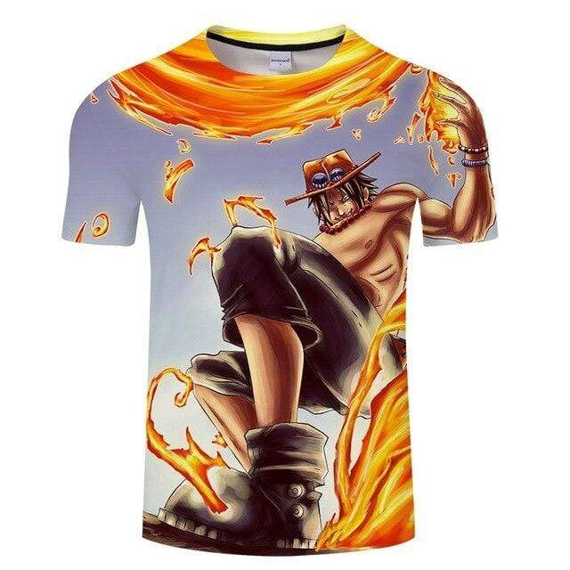 T-Shirt One Piece Ace le Frère de Sabo 5XL