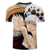 T-Shirt One Piece Law et Luffy 5XL