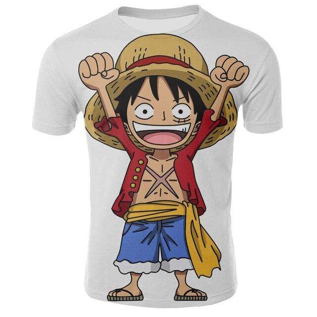 T-Shirt One Piece Le Mignon Petit Luffy 4XL