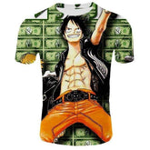 T-Shirt One Piece Les Berry de Luffy 4XL