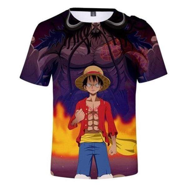 T-Shirt One Piece Luffy Dans L’Ombre De Kaido
