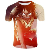 T-Shirt One Piece Luffy Fils de Monkey D Dragon 4XL
