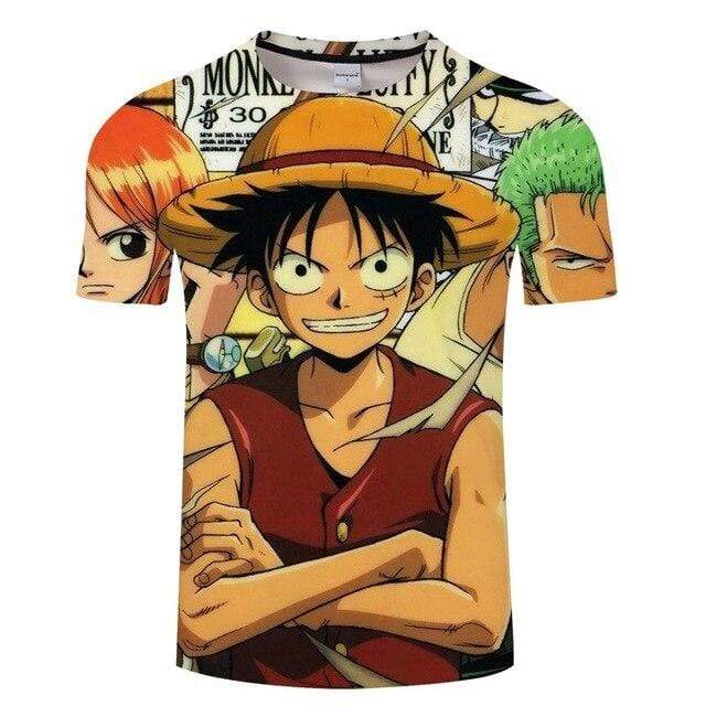T-Shirt One Piece Luffy Nami et Zoro 5XL