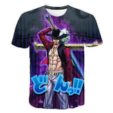 T-Shirt One Piece Mihawk le plus Grand Epéiste 4XL