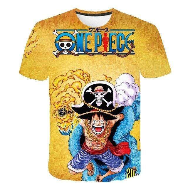 T-Shirt One Piece Monkey D Luffy le Chapeau de Paille 4XL