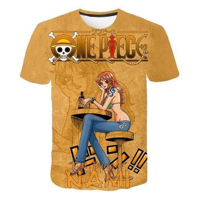 T-Shirt One Piece la Navigatrice Voleuse Nami 4XL