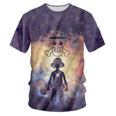 T-Shirt One Piece un Futur Grand Roi des Pirates 4XL