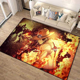 Tapis One Piece Ace Aux Poings Ardent 100x160cm