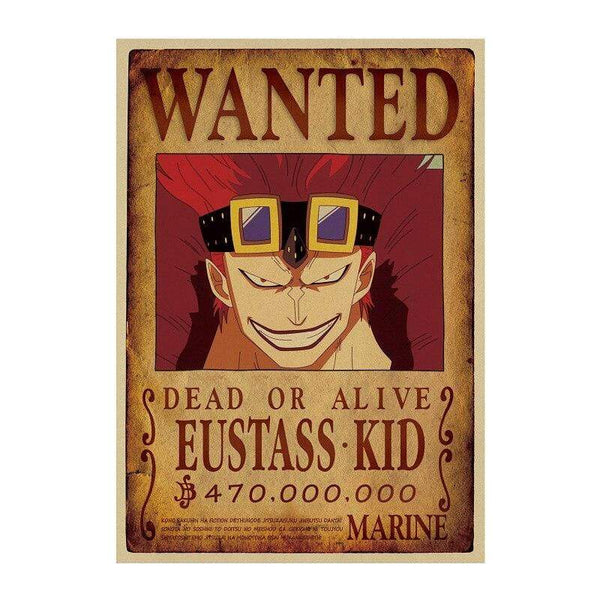 Avis De Recherche Eustass Kid Wanted
