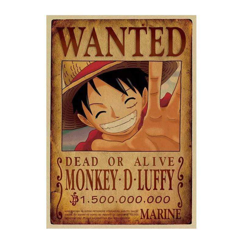 Avis de Recherche One Piece Monkey D. Luffy