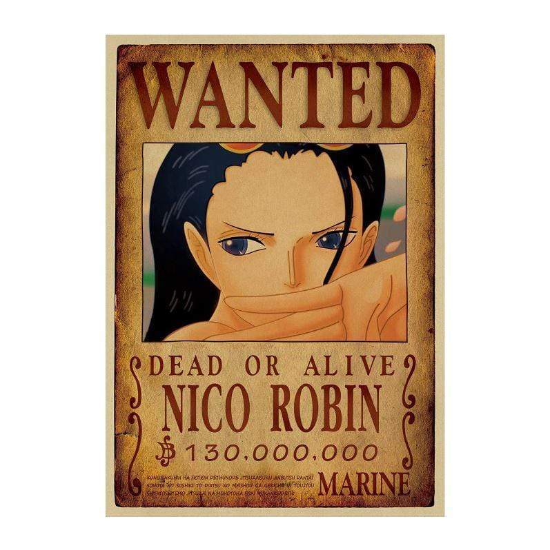 Avis de Recherche One Piece Nico Robin Wanted