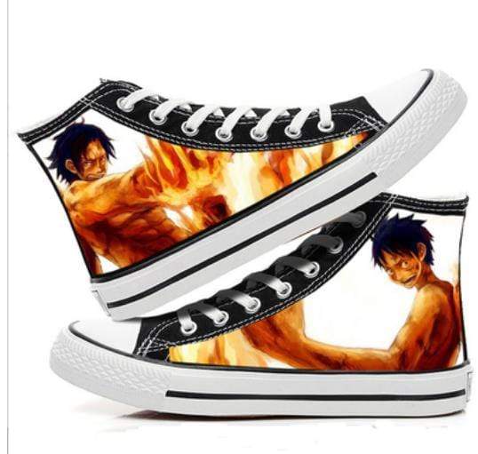 Chaussure One Piece 2 Frères Ace Et Luffy