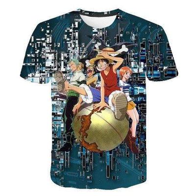 T-Shirt One Piece Les Mugiwara à la Conquête du Monde